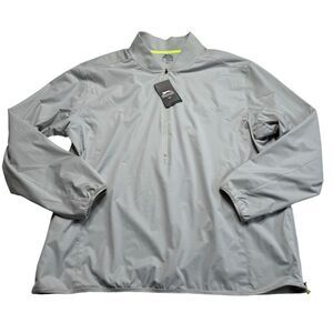 Slazenger Golf Men’s Tech Bomber Jacket Grey Hi Rise 1/2 Zip Sz XXL NWT